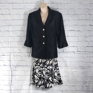 🔵BOGO FREE🔵 Dana Kay Skirt Suit Set w Blazer Sz 16